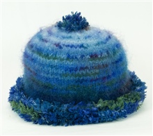 Blue wool Hat