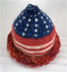 Red White and Blue Flag Hat