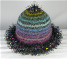 Charcoal Rainbow Hat