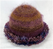 Brown and Purple Hat