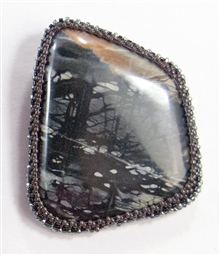 Picture Jasper Brooch