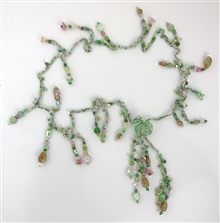 Green Lariat Necklace