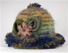 Green Flower Hat