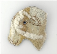 Sheep Face Brooch