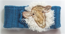 Teal Sheep Head Headband