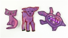 Felted Animal Pins