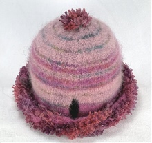 Pink Pony Tail Hole Hat