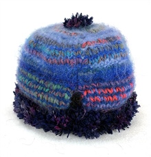 Blue Pony Tail Hole Hat