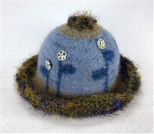 Blue and Olive Garden Hat