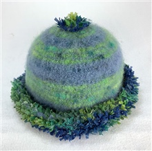 H1534 Blue and Green Hat